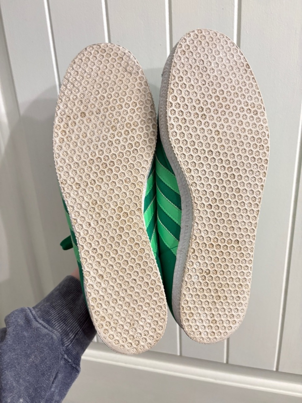 ADIDAS Gazelle 2 low top sneakers fairway green zest retro shoes soccer sz 11 - Picture 14 of 16